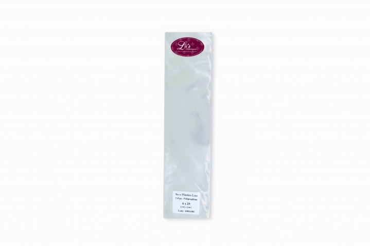 SACO LISO PP 6X25 - 100 PÇ